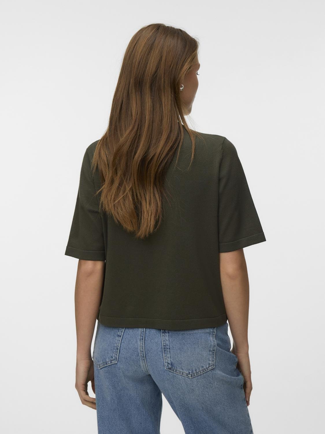 VMSILJE Pullover - Forest Night - VERO MODA & VILA Bergvik